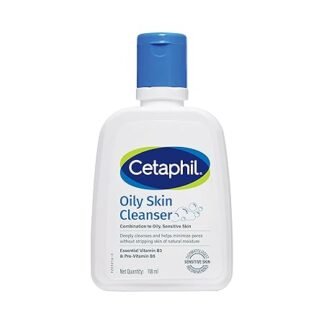 Cetaphil Oily Skin Cleanser Face Wash 118 ml | Deep Cleansing for Oily, Acne Prone Skin | Gentle Foaming, Non-Irritating, pH Balanced | Dermatologist Recommended | For Your Sensitive Skin